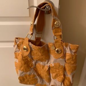 Mustard Big Buddha Santa Barbara Handbag